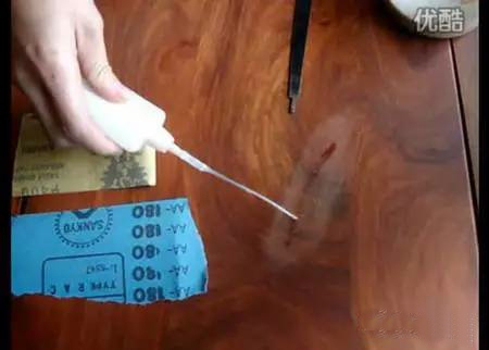 實木家具大裂紋修復方法