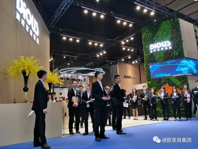 迪歐家具國際范的展館形象