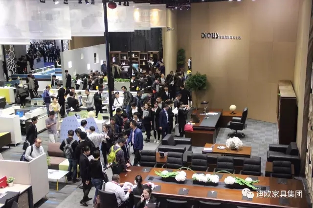 迪歐家具國際范的展館形象
