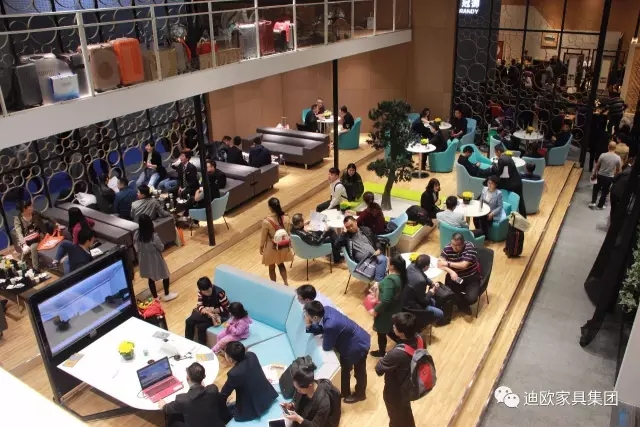 迪歐家具國際范的展館形象