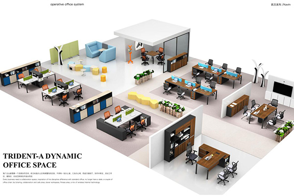 迪歐辦公家具配置之高級行政辦公室