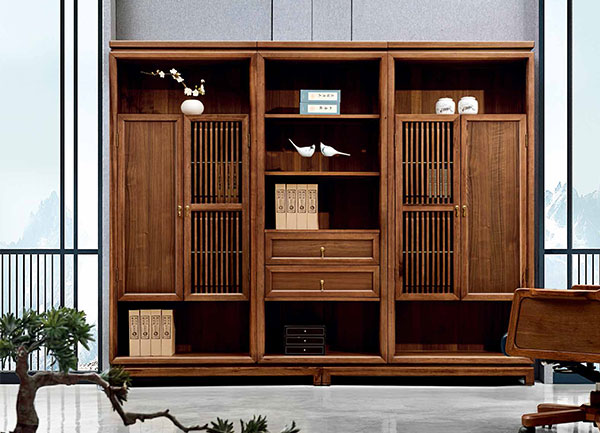 2019年新款實木老板文件柜配套辦公家具-小江南