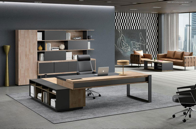 布拉格系列 - 現代定制老板經理總監辦公室大班臺 布拉格系列 - 現代定制老板經理總監辦公室大班臺