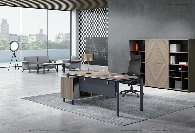 普羅系列 - 經(jīng)理總監(jiān)辦公室綠色環(huán)保大班臺