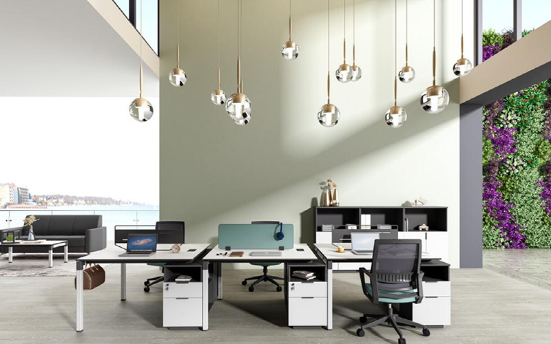 格林系列 - 綠色環(huán)保膠板職員桌 格林系列 - 綠色環(huán)保膠板職員桌