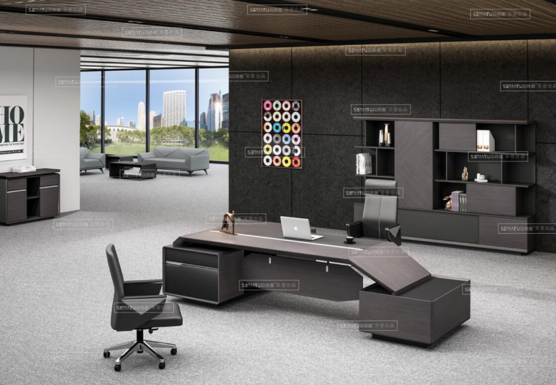 領致系列 - 造型獨特經理大班臺