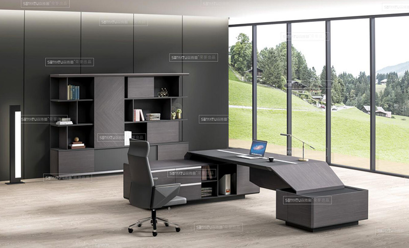 領致系列 - 造型獨特經理大班臺