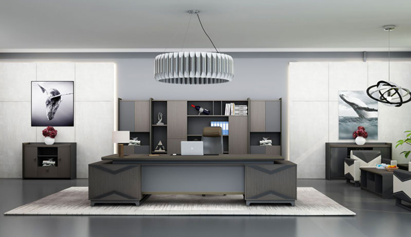 廣州系列-老板辦公班臺(tái)