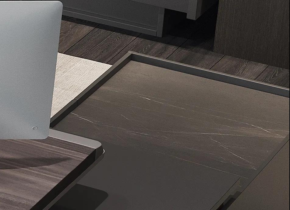 副柜歐洲深石灰石紋板