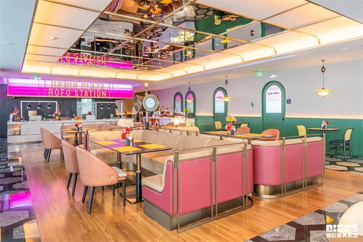 酒店吧臺(tái)休閑區(qū)和餐廳家具