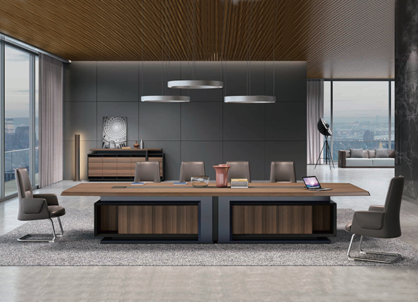 新品大方時(shí)尚多人會(huì)議桌-領(lǐng)弘系列-沃美斯-迪歐家具 新品大方時(shí)尚多人會(huì)議桌-領(lǐng)弘系列-沃美斯-迪歐家具