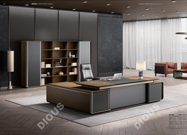 新品-總裁油漆辦公桌-詩意系列-迪歐家具 新品-總裁油漆辦公桌-詩意系列-迪歐家具