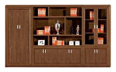 總裁辦公室辦公家具套裝油漆雞翅木文件柜U02S37