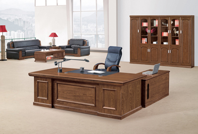 事業(yè)單位油漆雞翅木班臺U619D24