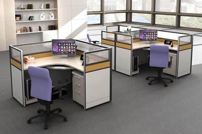 事業(yè)單位方形單人四人組合職員辦公桌椅V5-0301-14 事業(yè)單位方形單人四人組合職員辦公桌椅V5-0301-14