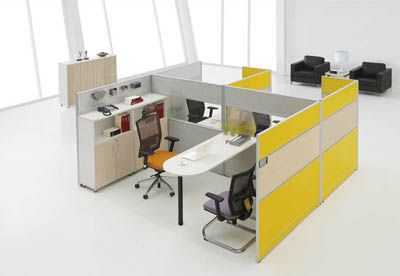 公司主管職員辦公洽談組合屏風(fēng)卡位V7B+V30B-0102D