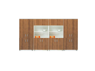 時尚花樣膠板公司企業主管文件柜LQ-S0108