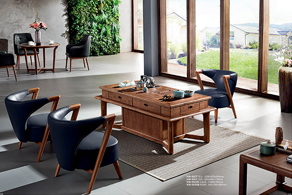 新中式古典實木茶幾 老板休閑辦公茶幾-挪威森林 新中式古典實木茶幾 老板休閑辦公茶幾-挪威森林