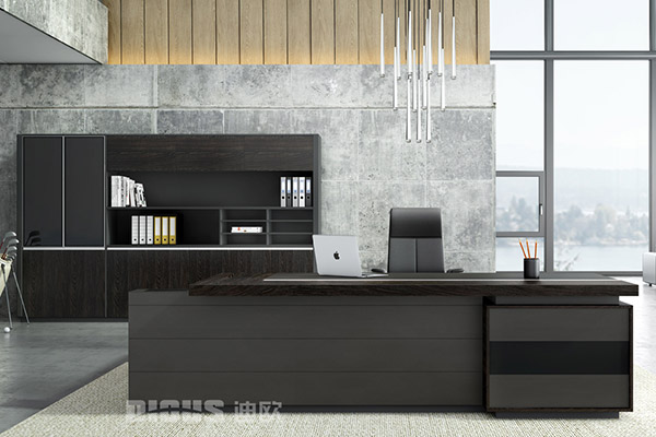 現(xiàn)代簡(jiǎn)約辦公老板桌辦公室辦公桌椅-博垃