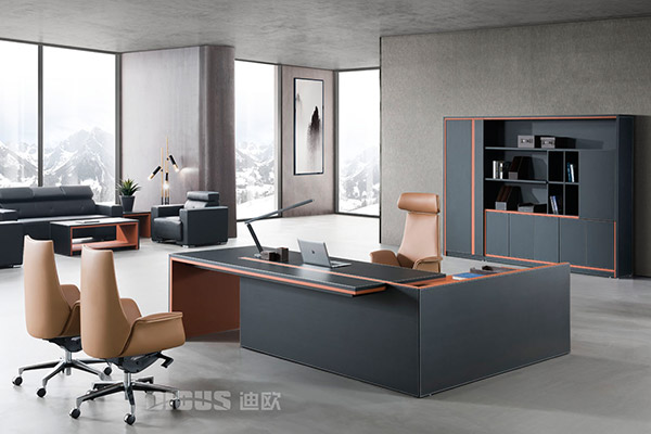 公司企業(yè)高端老板桌辦公室老板班臺-致德