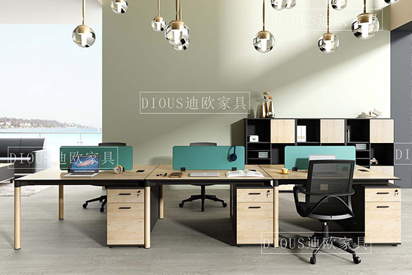 迪歐2018新款簡約時(shí)尚屏風(fēng)卡位職員辦公桌椅