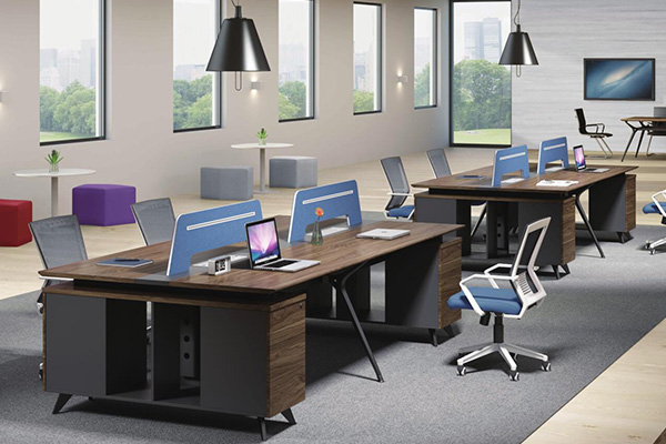 事業單位職員四人相對辦公卡位工作位AFL-D0428 H 事業單位職員四人相對辦公卡位工作位AFL-D0428 H