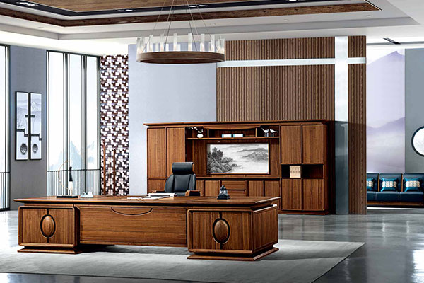 2019年實木家具老板大班臺-寶石系列