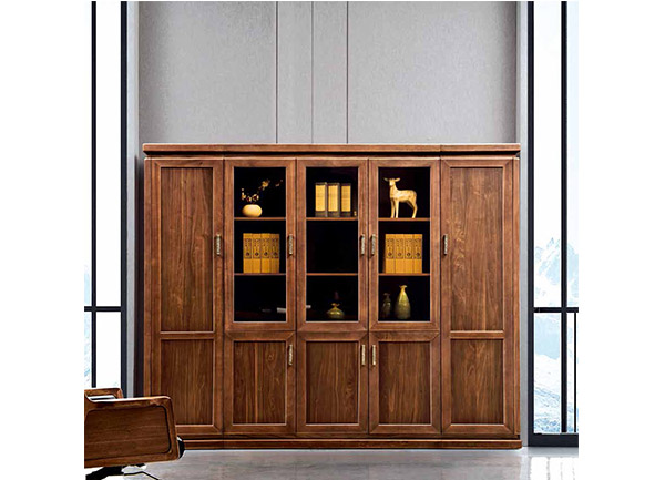 迪歐新品實木老板辦公文件柜-至臻