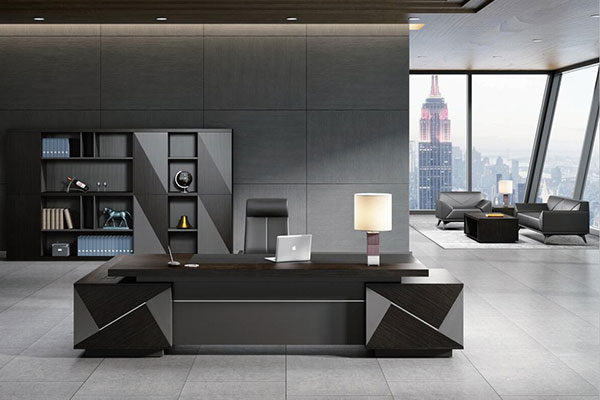 迪歐廠家簡藝系列 - 時尚定制老板經(jīng)理膠板大班臺