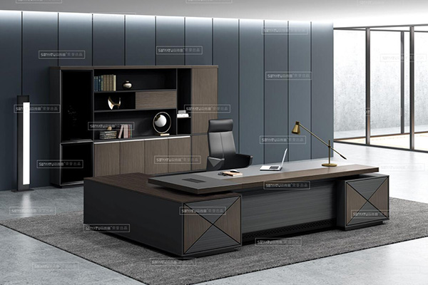 迪歐家具包豪斯系列 - 現(xiàn)代老板辦公臺(tái)