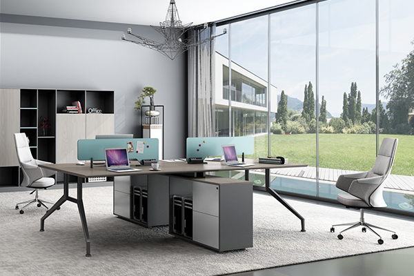 現(xiàn)代時(shí)尚職員辦公桌-迪歐家具匯愛系列