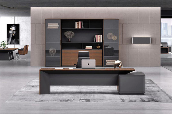 2020新品-融正系列-總裁大班臺(tái)定制-迪歐家具