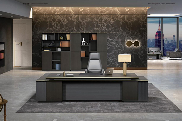 新藝系列-尊貴檔次老板辦公室桌椅-迪歐家具