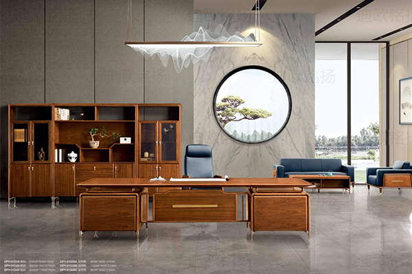 新品-品悅系列-辦公桌-迪歐家具