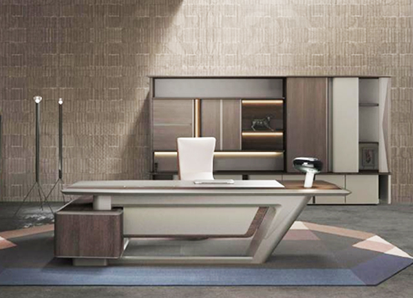 2021-現代輕奢辦公桌-迪歐家具-浪琴系列