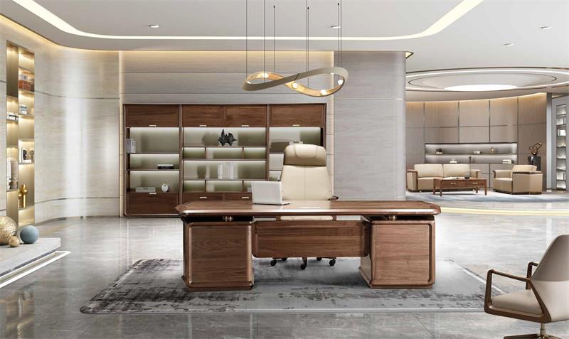 2021-高端質(zhì)感老板桌-博睿系列-迪歐家具-方圖