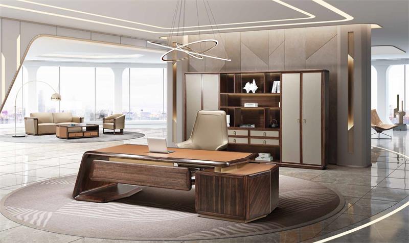 2021-老板辦公桌-蘭博系列-迪歐家具-方圖